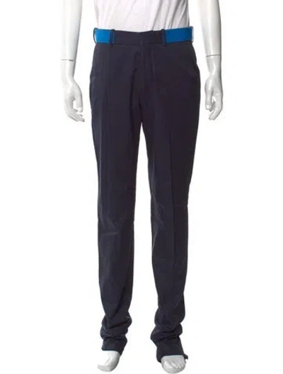 Pre-owned Alexander Mcqueen Pants In Blue