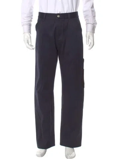 Pre-owned Alexander Mcqueen Pants In Blue