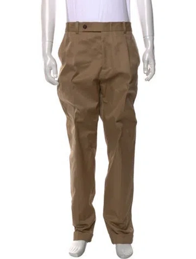 Pre-owned Alexander Mcqueen Pants In Brown