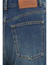 Alexander Mcqueen Straigh-leg Mid-rise Jeans In Dark Stonewash