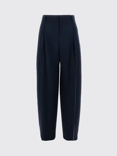 ALEXANDER MCQUEEN PANTS MCQUEEN WOMAN COLOR BLUE,H30016009