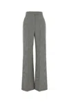 Alexander Mcqueen Slim Fit Trousers With Pockets And Belt Loops In Multicoloured