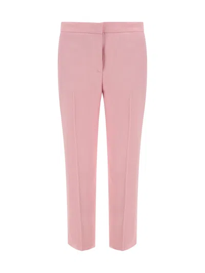 Alexander Mcqueen Pants In Pale Pink