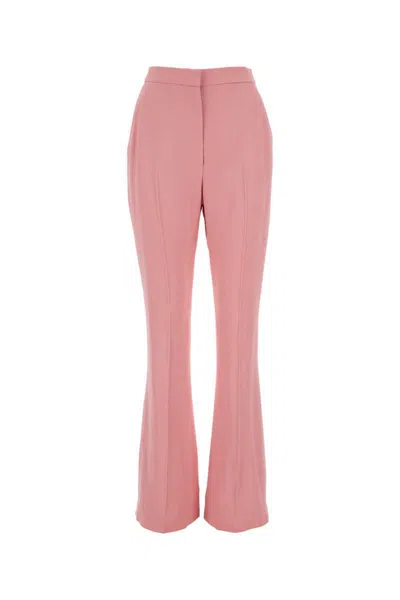 Alexander Mcqueen Pastel Pink Crepe Cigarette Pant