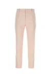 Alexander Mcqueen Delicate Hue Twill Pant In Pink