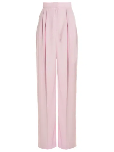 パンツ MCQUEEN Pants with front pleats Pink Alexander Mcqueen Mcqueen Women Pants With Front Pleats In