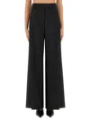 Alexander Mcqueen Wide-leg Pant In Wool Blend