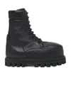 Alexander Mcqueen "large Bulky Combat In Black
