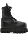 Alexander Mcqueen "large Bulky Combat In Black