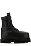 Alexander Mcqueen "large Bulky Combat In Black