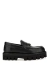 Alexander Mcqueen "parachute" Loafer With Buckle T In Black