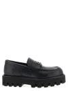Alexander Mcqueen "parachute" Loafer With Buckle T In Black