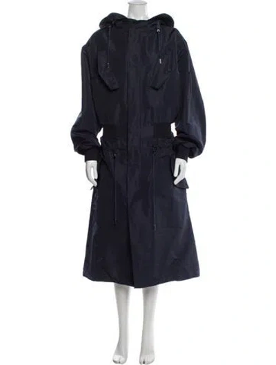 Pre-owned Alexander Mcqueen Parka In Blue