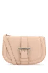 Alexander Mcqueen Women Pastel Pink Leather Mini Satchel Crossbody Bag In Pink