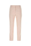 Alexander Mcqueen Delicate Hue Twill Pant In Pink