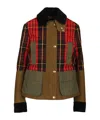 Alexander Mcqueen Mcqueen Deconstructed Tartan Ripstop Jacket In Multi