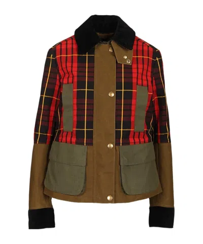 Alexander Mcqueen Mcqueen Deconstructed Tartan Ripstop Jacket In Multi