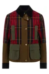Alexander Mcqueen Mcqueen Deconstructed Tartan Ripstop Jacket In Multi