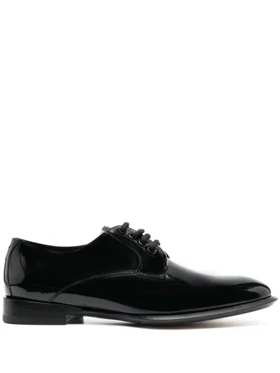 Alexander Mcqueen Alexander Mc Queen Black Leather Lace Up