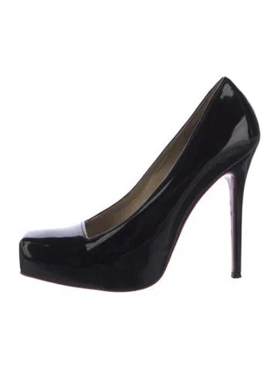Pre-owned Alexander Mcqueen Patent Leather Pumps In Black