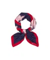 Alexander Mcqueen Pattern Silk Scarf In Black