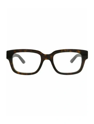 Pre-owned Alexander Mcqueen Patterned Eyeglasses W/ Tags In Brown