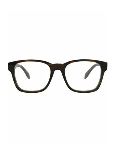 Pre-owned Alexander Mcqueen Patterned Eyeglasses W/ Tags In Brown