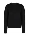 Alexander Mcqueen Women's Crew Neck Sweater In Black
