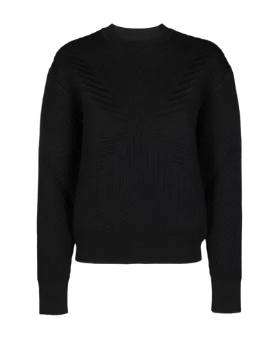 ALEXANDER MCQUEEN ALEXANDER MCQUEEN TEXTURED CREWNECK SWEATER
