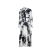 Alexander Mcqueen Patterned Silk Maxi Dress In Multicolour