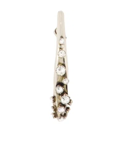 ALEXANDER MCQUEEN ALEXANDER MCQUEEN PAVE FACETED EARRING