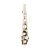 Alexander Mcqueen Pave Faceted Earrings In Gold