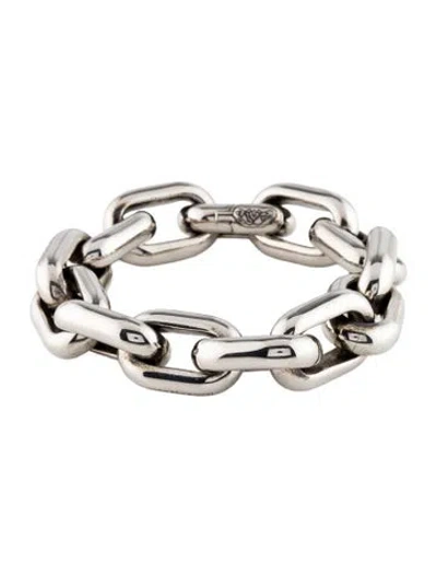 Pre-owned Alexander Mcqueen Peak Chain Link Bracelet, 6" In Multi