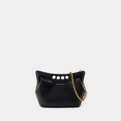 Alexander Mcqueen Peak Handtasche -  - Kunstleder - Schwarz In Black