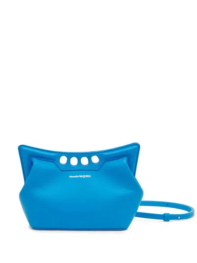 Alexander Mcqueen Peak Mini Bag In Lapis Blue