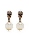 ALEXANDER MCQUEEN ALEXANDER MCQUEEN PEARL SKULL EARRINGS ACCESSORIES