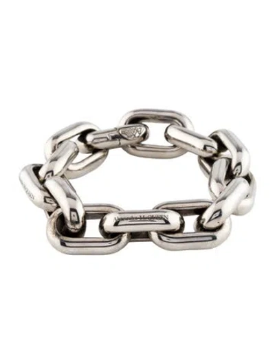 Pre-owned Alexander Mcqueen Peek Chain Bracelet, 6" In Multi