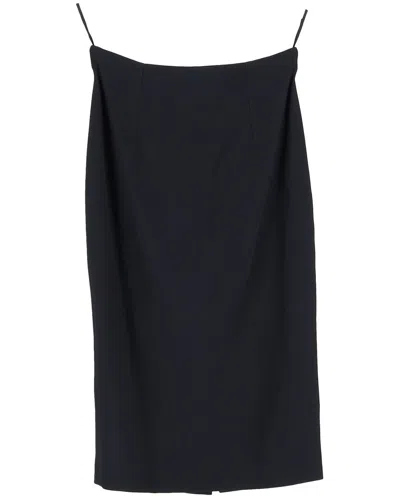 Alexander Mcqueen Pencil Skirt In Brown