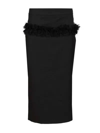 ALEXANDER MCQUEEN PENCIL SKIRT SKIRTS BLACK