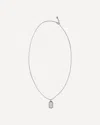Alexander Mcqueen Men Dapper Pend.necklace In Silver