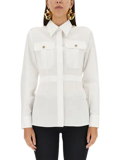 ALEXANDER MCQUEEN PEPLUM SHIRT