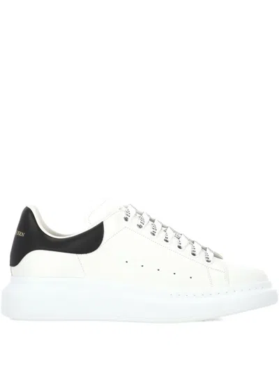 Alexander Mcqueen Alexander Mc Queen White And Blue Navy Oversized Sneakers