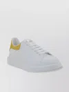 Alexander Mcqueen Perforated Platform Round Toe Sneakers In Multicolor
