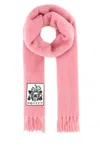 Alexander Mcqueen Fringed Edges Alpaca Blend Scarf