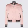 Alexander Mcqueen Casual Jacket With Embroidered Graphic Print In Pink