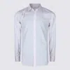 Alexander Mcqueen Casual Shirt With Button-down Collar And Buckle Detail In Yellow