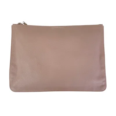 Pre-owned Alexander Mcqueen Pink Leather Clutch Bag ()