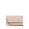 Alexander Mcqueen Cross-bar Mini Pink Lambskin Crossbody Bag In Pink