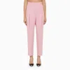 ALEXANDER MCQUEEN PINK REGULAR PLEAT TROUSERS FOR WOMEN