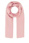 Alexander Mcqueen Pink Silk Foulard